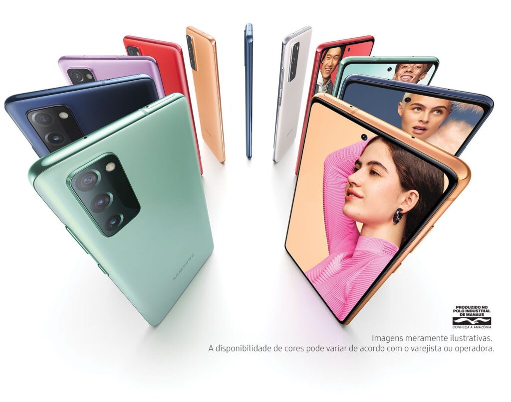 Smartphone Samsung Galaxy S20 Fe 128gb Cloud Navy 4g 6gb Ram Tela 65 Cam Tripla Selfie 32mp