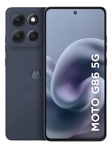 Smartphone Motorola Moto G86 5g - 256gb 8gb Ram+16gb Ram Boost, Tela 1.5k Poled, 50mp Sony Camera Ois Moto Ai, Videos Em 4k, Ip68 + Ip69 - Grafite