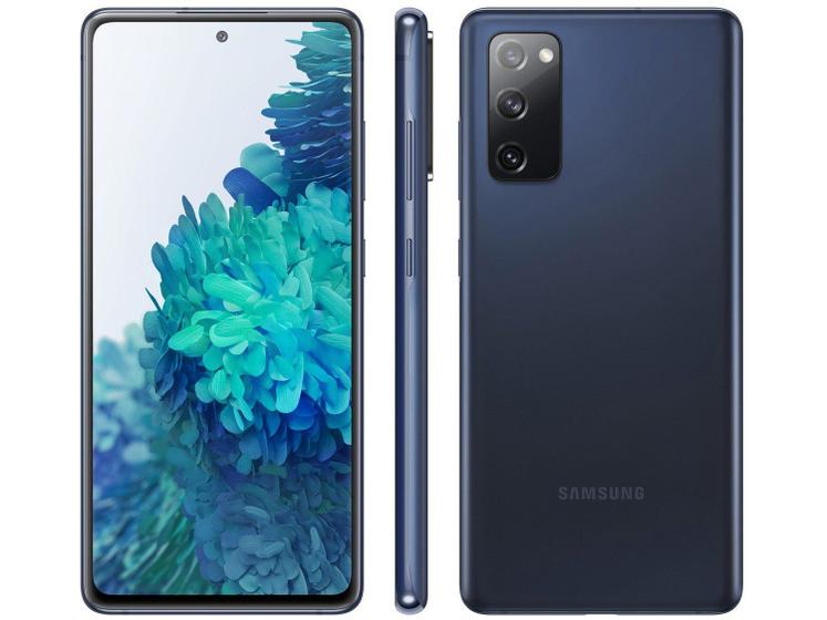 Smartphone Samsung Galaxy S20 Fe 128gb Cloud Navy 4g 6gb Ram Tela 65 Cam Tripla Selfie 32mp